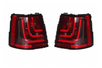 Range Rover Sport 2005–2013 Sarkani LED aizmugurējie lukturi (2010-2012) foto 1