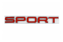 Range Rover Sport 2014–2022 Sarkans aizmugures uzraksts (2014) foto 1