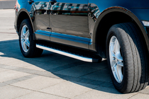 Volkswagen Touareg 2010–2018 Sānu pakāpieni BlackLine (2 gab., alumīnijs) foto 2