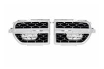 Land Rover Discovery III 2004–2009 Sudraba spārna ventilācijas restes foto 1
