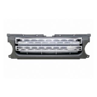 Radiatora reste – pelēks rāmis / sudraba siets Land Rover Discovery III 2004–2009