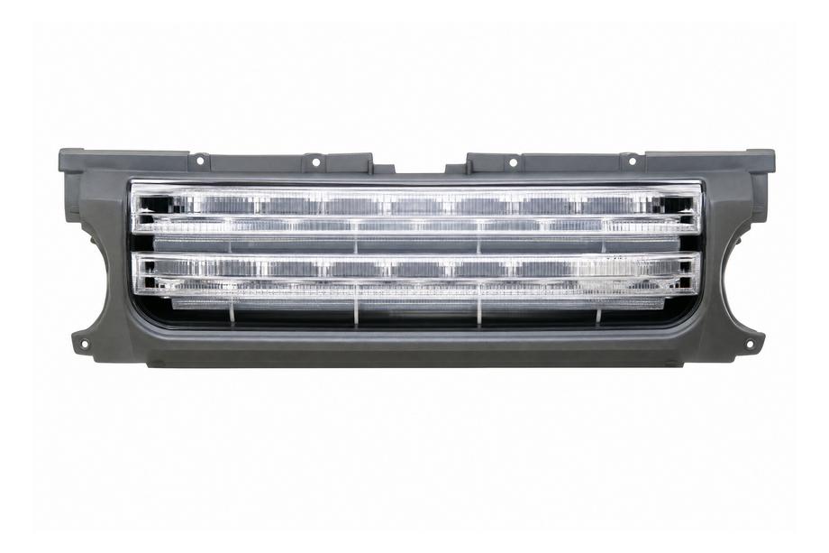 Land Rover Discovery IV 2009–2017 Radiatora reste – pelēks rāmis / sudraba siets Image