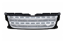 Land Rover Discovery III 2004–2009 Radiatora reste (facelift D4→D4) melns rāmis / sudraba siets foto 1