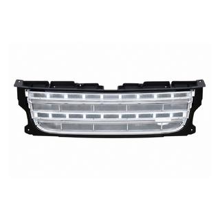 Radiatora reste (facelift D4→D4) melns rāmis / sudraba siets Land Rover Discovery III 2004–2009