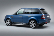 Range Rover Sport 2005–2013 Sānu pakāpieni BlackLine (2 gab., alumīnijs) foto 1