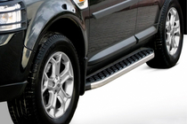 Range Rover III L322 2002–2012 Sānu pakāpieni BlackLine (2 gab., alumīnijs) foto 1