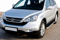 Honda CRV 2012–2016 Sānu pakāpieni BlackLine (2 gab., alumīnijs) foto 1