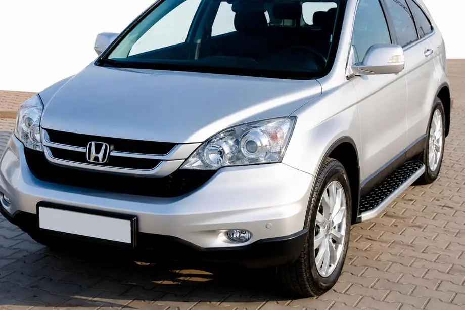 Honda CRV 2012–2016 Sānu pakāpieni BlackLine (2 gab., alumīnijs) Image