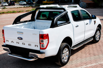 Ford Ranger 2011–2022 Sānu pakāpieni BlackLine (2 gab., alumīnijs) foto 1
