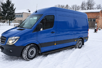 Volkswagen Crafter 2006–2016 Premium Black sānu pakāpieni (2 gab., nerūsējošais tērauds) Ø60, vidējā riteņu bāze foto 2