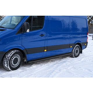 Premium Black sānu pakāpieni (2 gab., nerūsējošais tērauds) foto 1