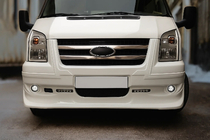 Ford Transit 2000–2014 Radiatora režģa uzlikas (2 gab., nerūsējošais tērauds) OmsaLine – itāļu nerūsējošais tērauds foto 3