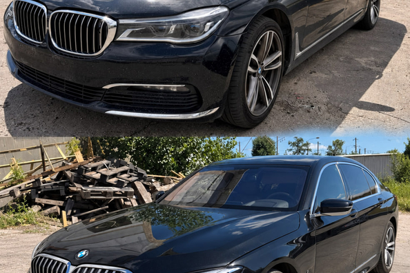 BMW 7 Series G12 2015–2022: restaila komplekta uzstādīšana M760 2021 – mūsu darbi Foto 4