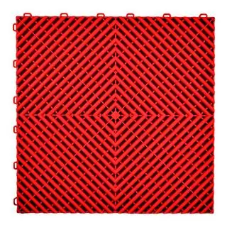 Moduļu flīze P/P (40x40x1.8 cm, sarkana)