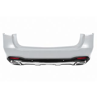 Aizmugurējais difuzors GLS450 2025-Design (ar hromētiem izplūdes uzgaļiem)