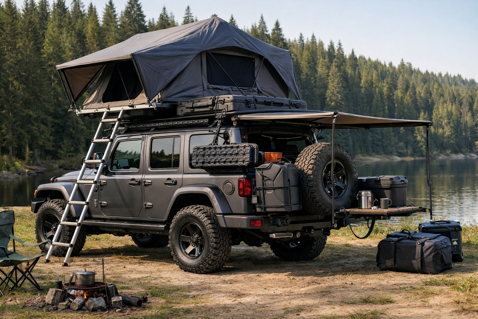 Uzlabojumu pakete Jeep Wrangler 2018+ dabai, kravai un ikdienas komfortam