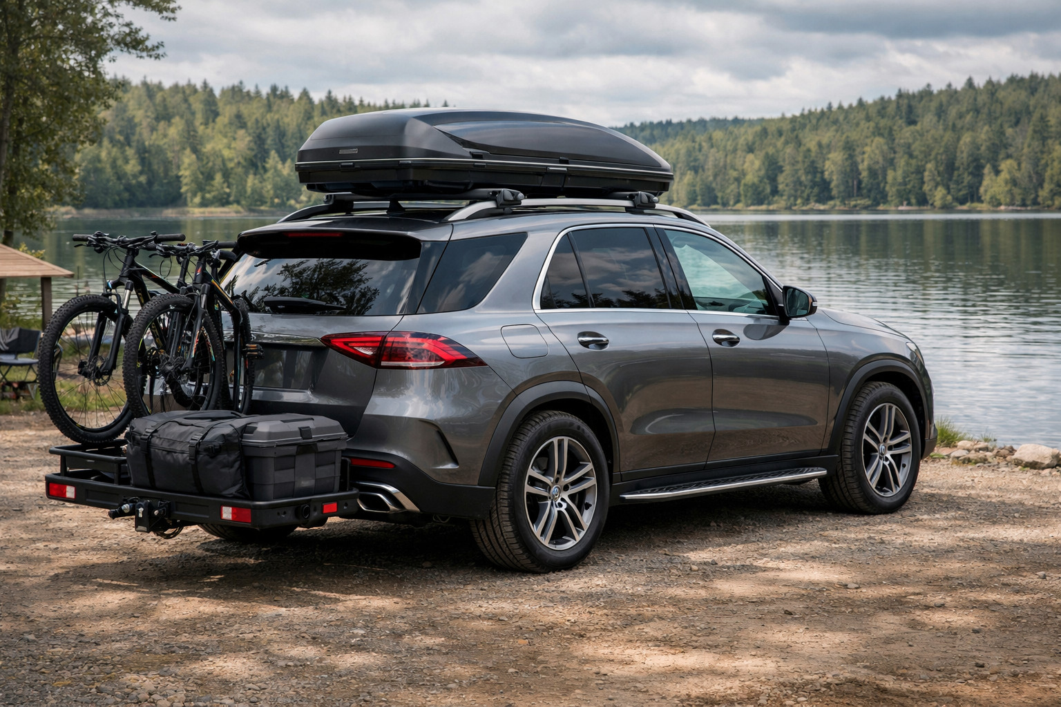 Ko uzstādīt Mercedes GLE W167 ģimenes braucieniem un kravai uz jumta