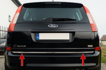 Ford C-Max 2004–2010 Bagāžnieka malas uzlika (nerūsējošā tērauda) foto 1