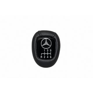 Ātrumkloķa rokturis V3 (6 pārnesumi, āda) Mercedes E-klase W124 1984–1997 foto 2