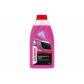 Antifrīzs G12 -30 °C rozā 1 l SHERON