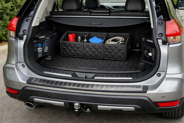 Ko uzstādīt Nissan X-Trail T32 pēc iegādes: bagāžniekam un aizmugures bamperim Foto 1