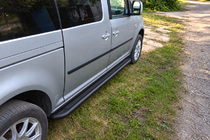 Volkswagen Caddy 2004–2010 Sānu pakāpieni Premium Black (2 gab., nerūsējošais tērauds) foto 2