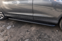 Honda CRV 2012–2016 Sānu sliekšņi KB001 Black (nerūsējošais tērauds) foto 1