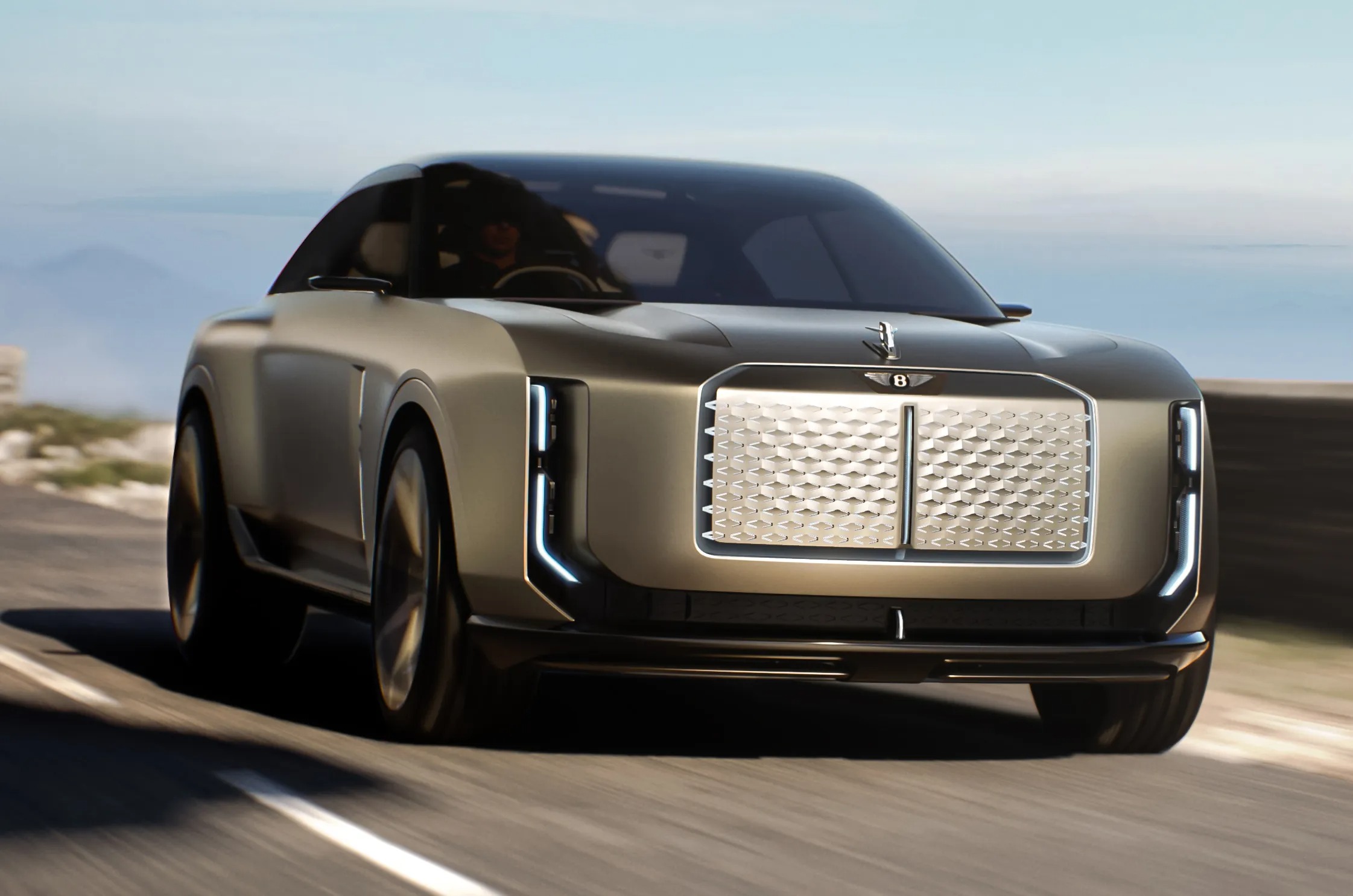 Bentley Torcal 2027: pirmais elektriskais Bentley ceļa testos — kas zināms
