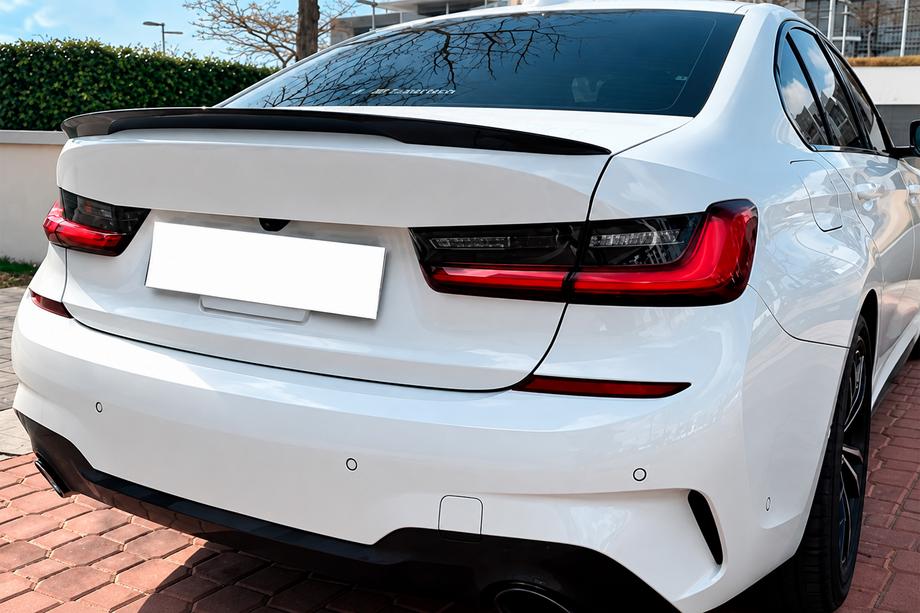 BMW 3. sērija G20/G21 2018– DPT M-Style spoileris (G20/G80, spīdīgi melns) Foto 1