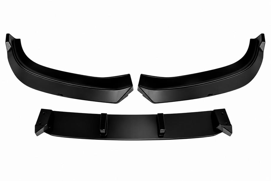 BMW 5. sērija F10/F11 2010–2016 Priekšējais lip spoileris DPT (Base, F10, 2014-2017, spīdīgi melns) Foto 2