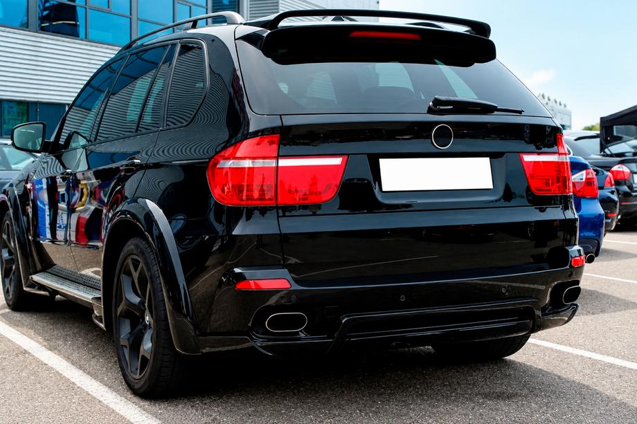 BMW X5 E70 2007–2013 DPT M-Style spoilers (melns spīdīgs) Image