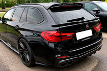 BMW 5. sērija G30/G31 2017–2023 DPT spoilers (G31, spīdīgi melns) foto 1