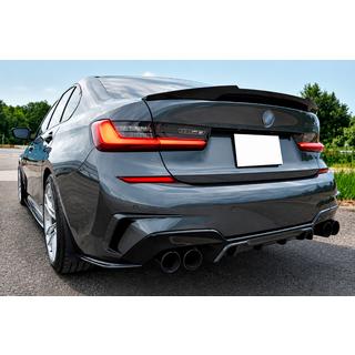 Aizmugurējās FLAP uzlikas DPT (G20, spīdīgi melns) BMW 3. sērija G20/G21 2018– foto 1