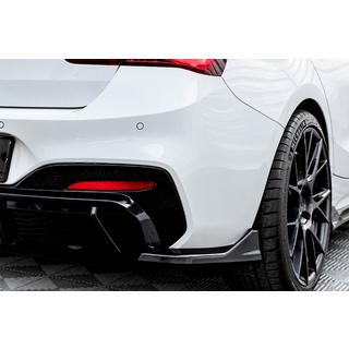 DPT aizmugurējie FLAP uzlikas (F20, spīdīgi melnas) BMW 1. sērija F20/F21 2011–2019 foto 1