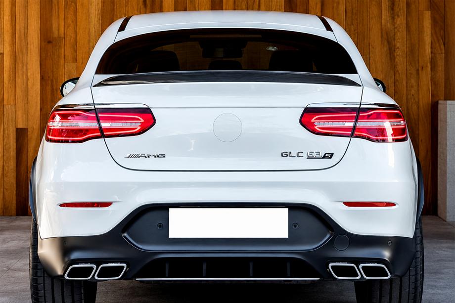 Mercedes GLC X253 2015–2022 DPT spoileris (spīdīgi melns) Foto 1