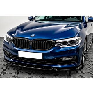 Priekšējā bampera lūpa DPT (priekš Base 2017-2020, spīdīgi melna, iesmidzināšanas liešana) BMW 5. sērija G30/G31 2017–2023 foto 1