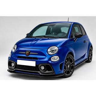 Priekšējais lūpas spoileris DPT (Abarth, spīdīgi melns) Fiat 500/500L 2013–2022