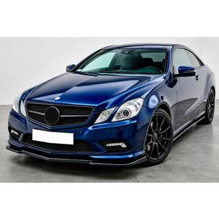 Priekšējā lip uzlika DPT (AMG Line, 2010-2012, melns spīdīgs) Mercedes E-klase kupeja C207 2010–2017 foto 1