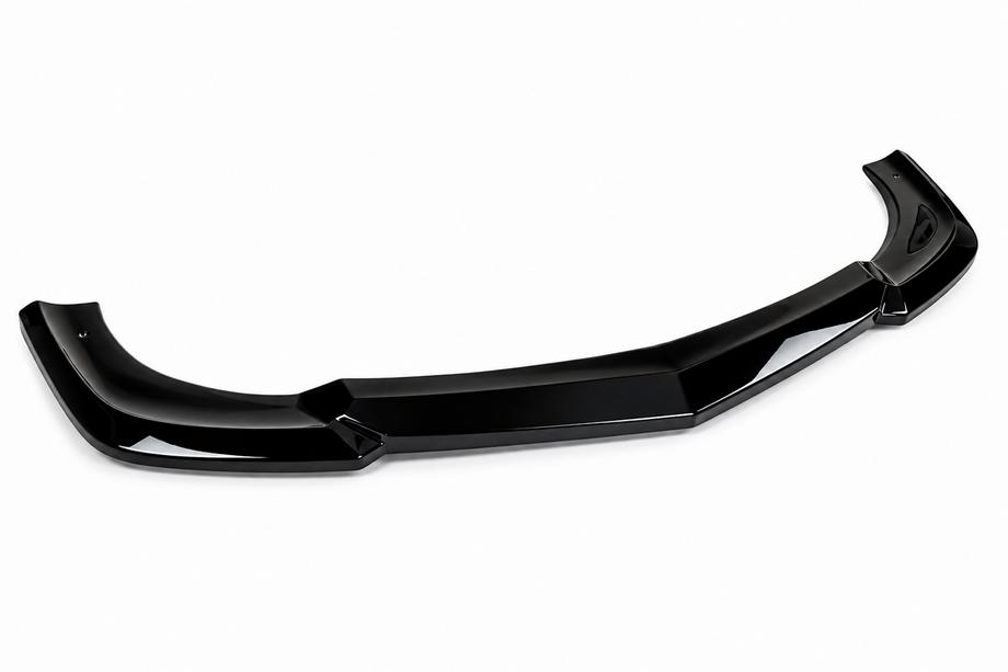 Mercedes E-klase kupeja C207 2010–2017 Priekšējā lip uzlika DPT (AMG Line, 2010-2012, melns spīdīgs) Foto 2