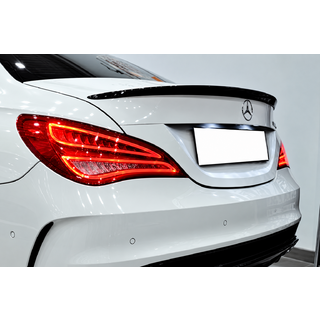 DPT spoileris (spīdīgi melns) Mercedes CLA C117 2013–2019 foto 1