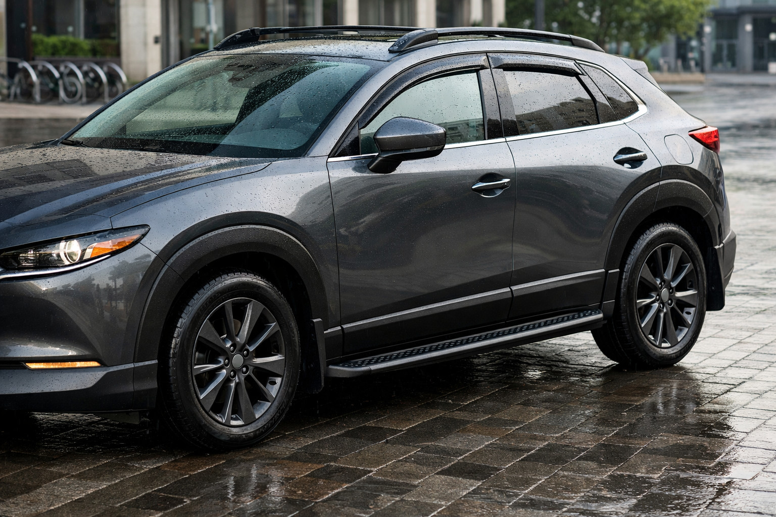 Mazda CX-30 uzlabojumu komplekts: pilsētai, lietum un tīriem sliekšņiem