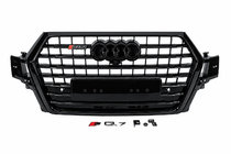 Audi Q7 2015–2026 Priekšējā radiatora reste SQ7 stils (2015-2019, melna) foto 1