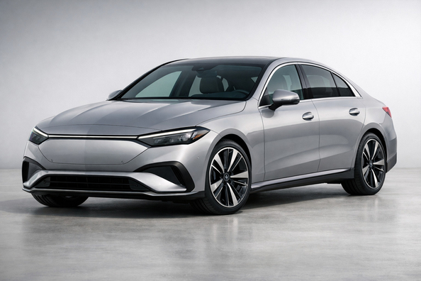 Mercedes-Benz C-Class EQ 2027: pirmais ieskats BMW i3 elektriskajā konkurentā
