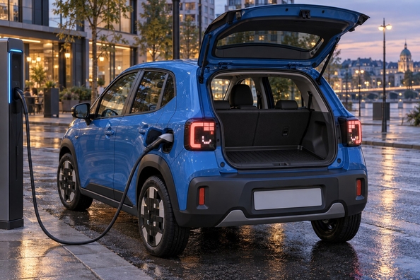 Nissan Pixo: elektrisks pilsētas hečbeks uz Renault Twingo bāzes – nobraukums un uzlāde Foto 1