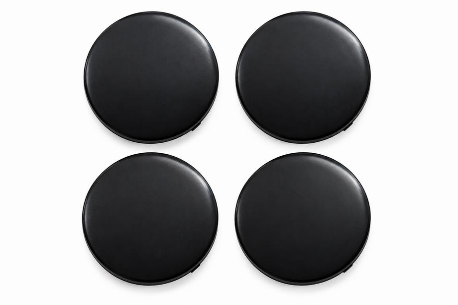 Melni disku centrālie vāciņi (64×62 mm, komplekts 4 gab.) Image