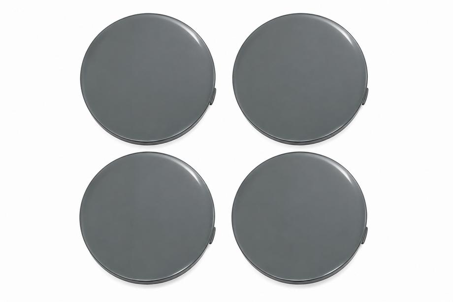 Pelēki disku centrālie vāciņi (64x62 mm, 4 gab.) Image