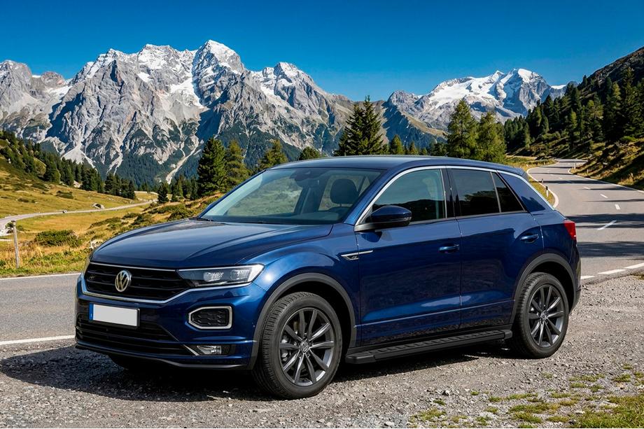 Volkswagen T-Roc 2017–2025 Sānu sliekšņi Fullmond Black (2 gab., alumīnijs) Image