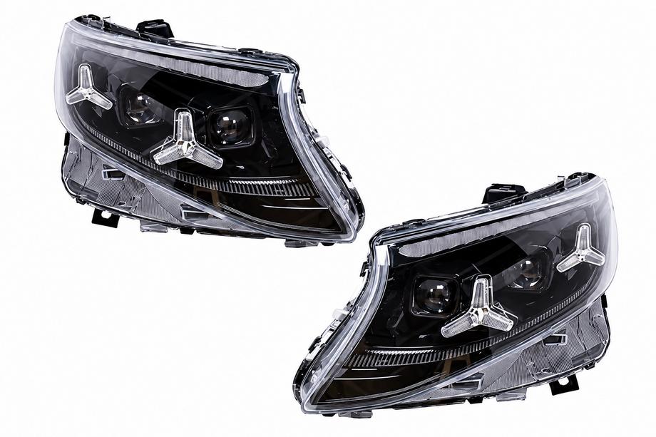 Mercedes Vito/V klase W447 2014– OEM LED priekšējie lukturi 2026 Black (Vito, 2 gab.) Foto 14