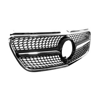 Priekšējais režģis Diamond Black (2014-2023 Vito W447) foto 3
