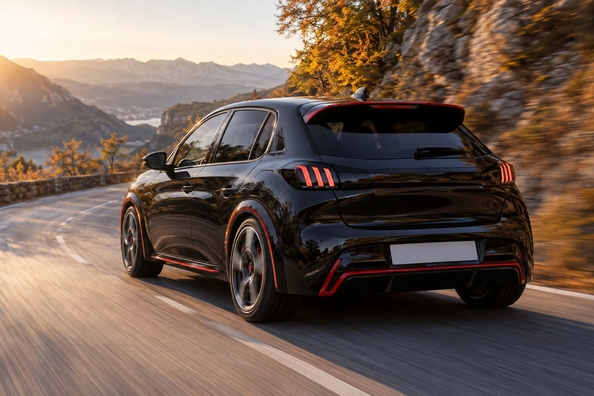Peugeot E-208 GTi: pirmais elektriskais Peugeot GTi – 281 к.с., pašbloķējošais diferenciālis, pirmās piegādes rudenī